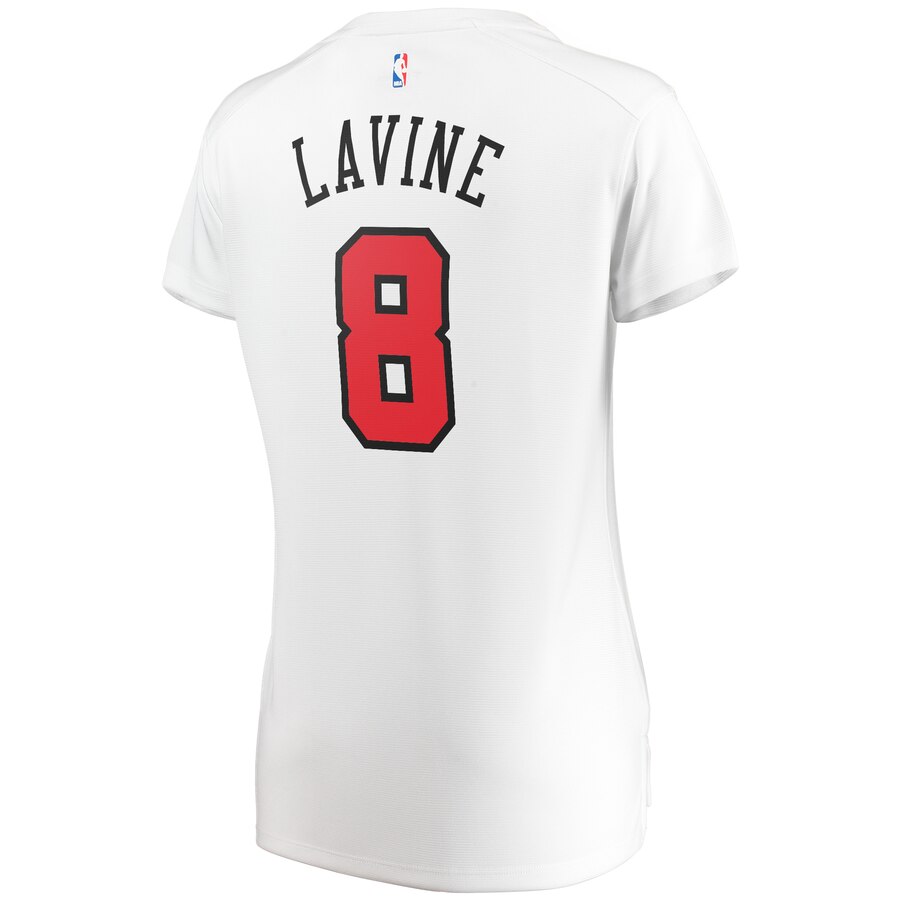 Zach Lavine Chicago Bulls Women’s Fast Break Player Jersey – Association Edition – White