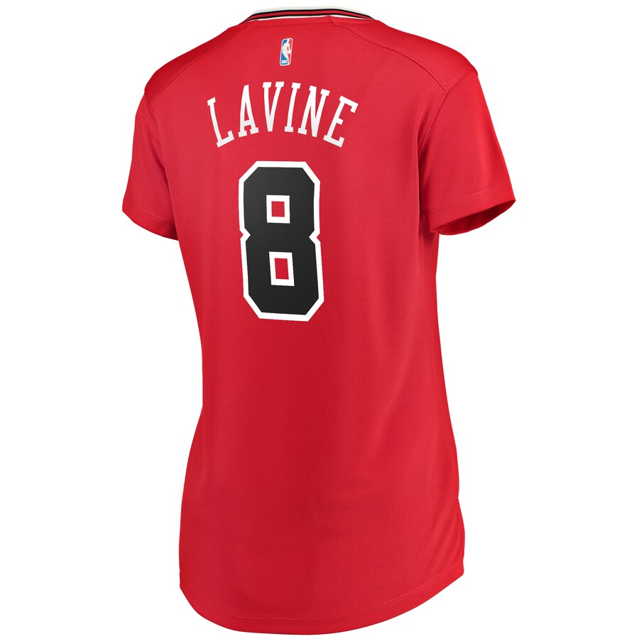 Zach Lavine Chicago Bulls Women’s Fast Break Player Jersey – Icon Edition – Red
