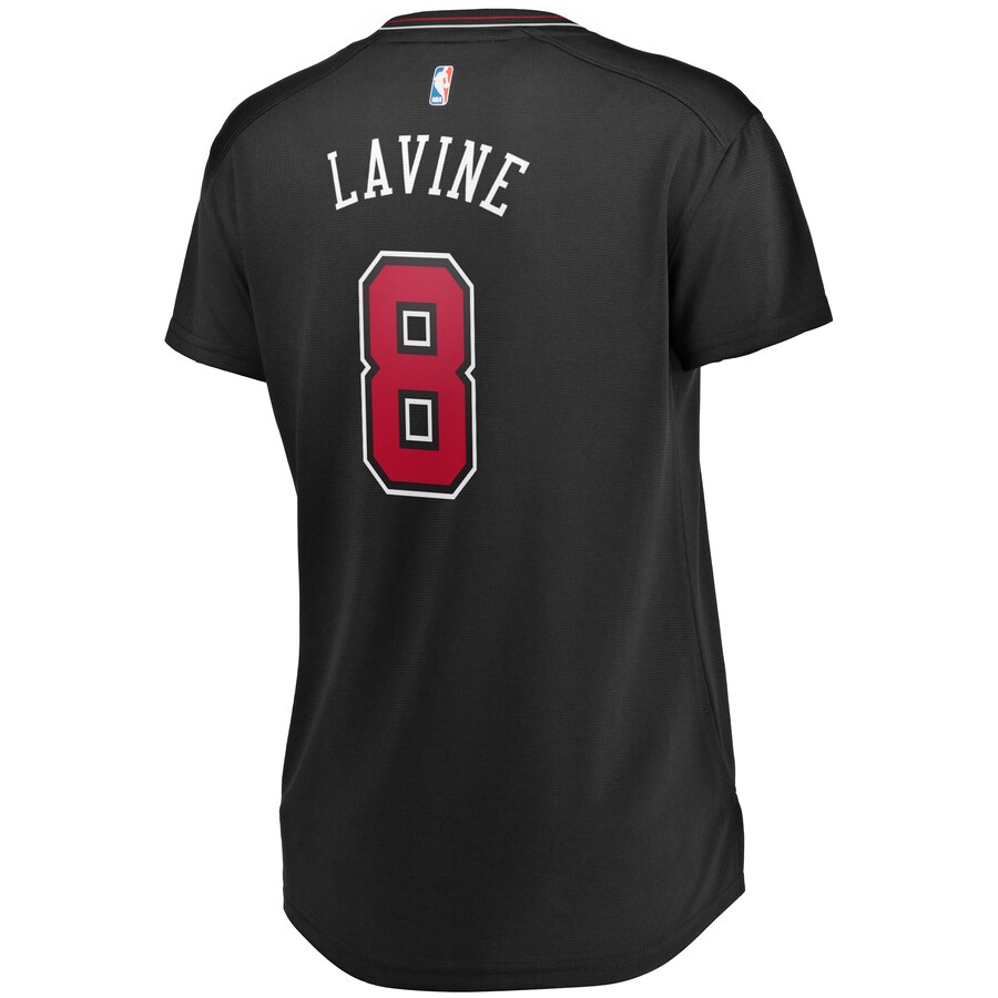 Zach Lavine Chicago Bulls Women’s Fast Break Statement Edition Jersey – Black