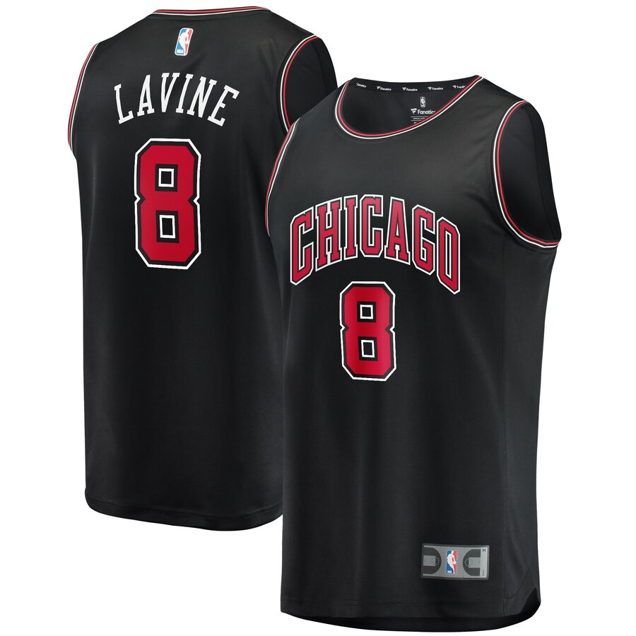 Zach Lavine Chicago Bulls Youth Fast Break Player Jersey - Statement Edition - Black