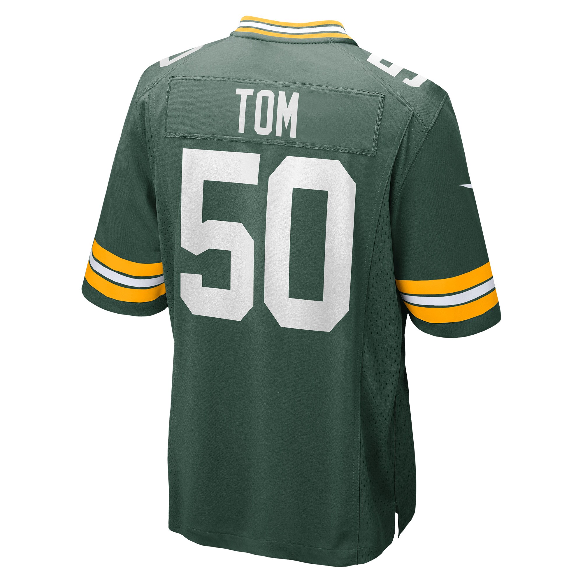 Zach Tom Green Bay Packers Game Player Jersey – Green