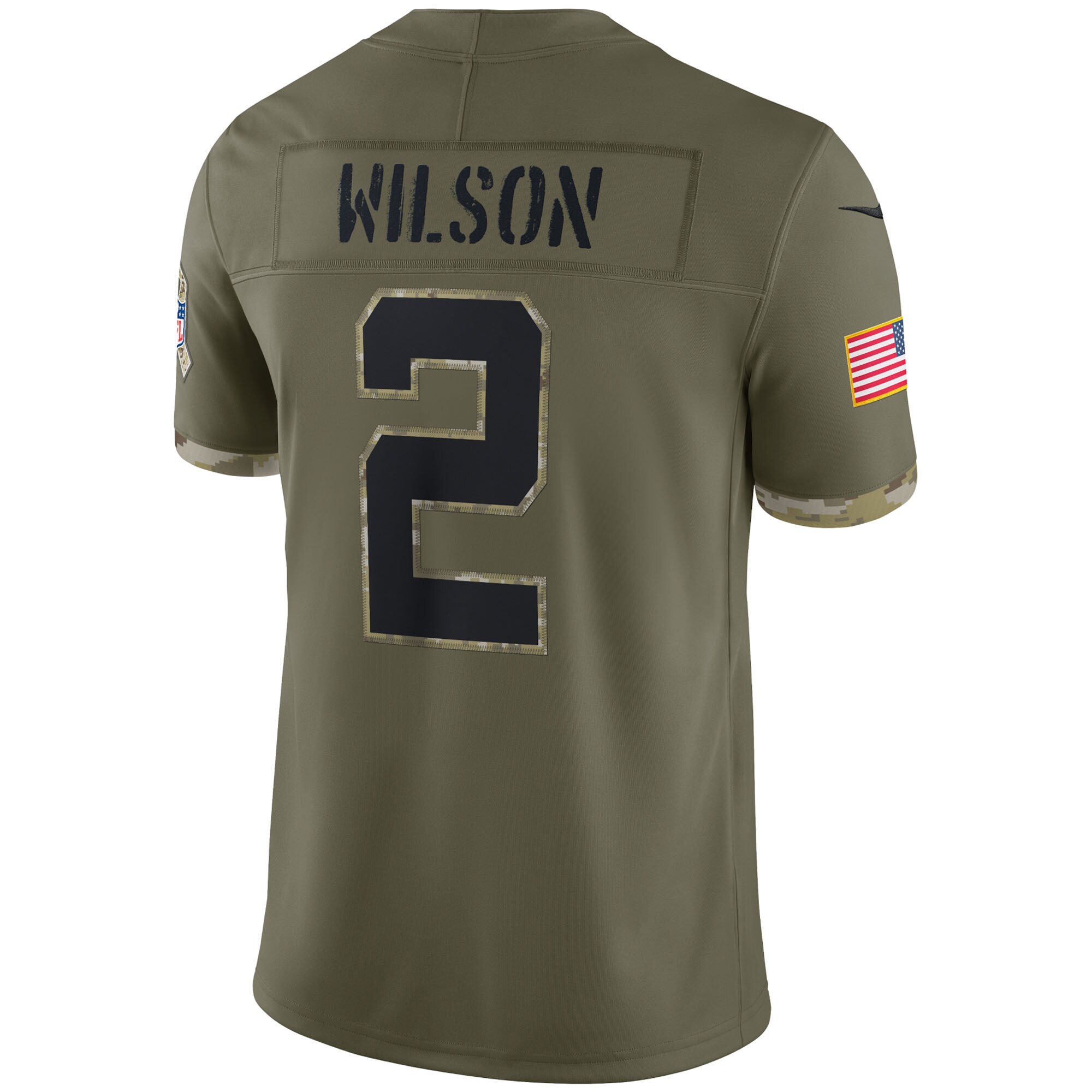 Zach Wilson New York Jets 2022 Salute To Service Limited Jersey – Olive