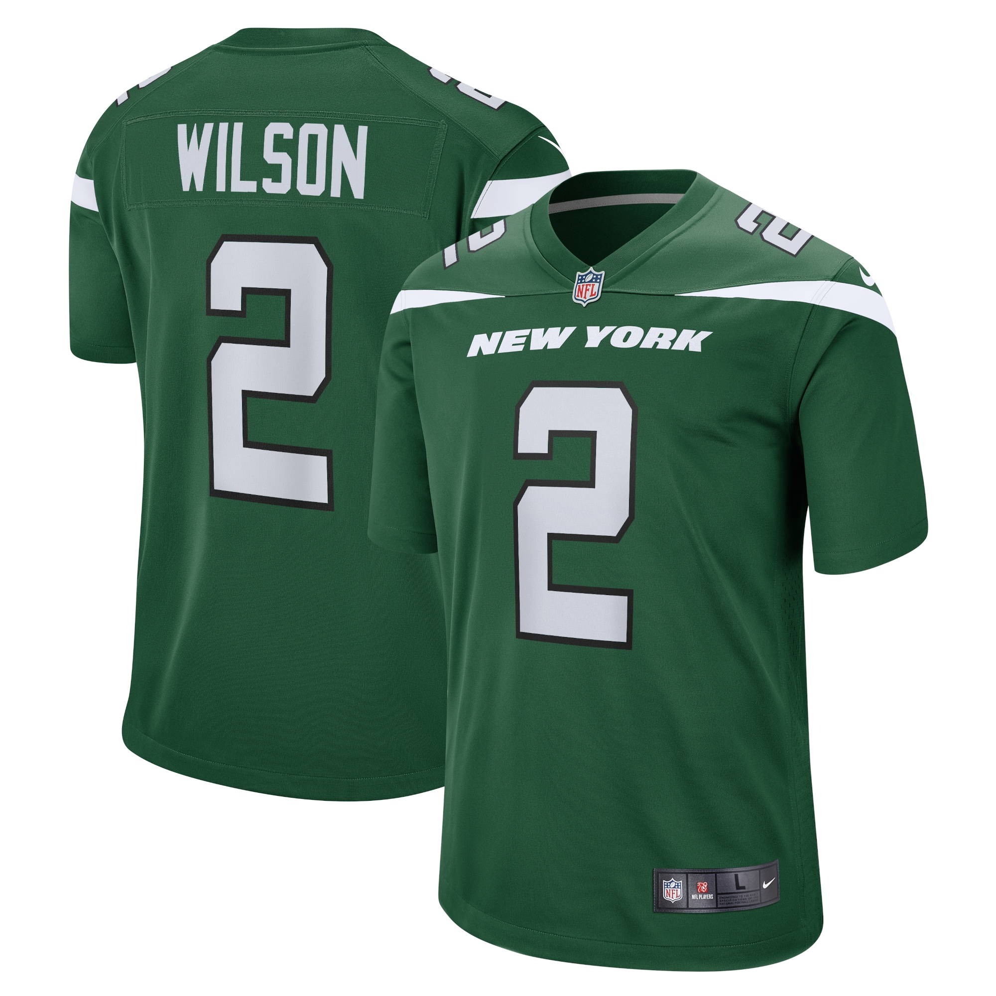 Zach Wilson New York Jets Alternate Game Jersey - Black