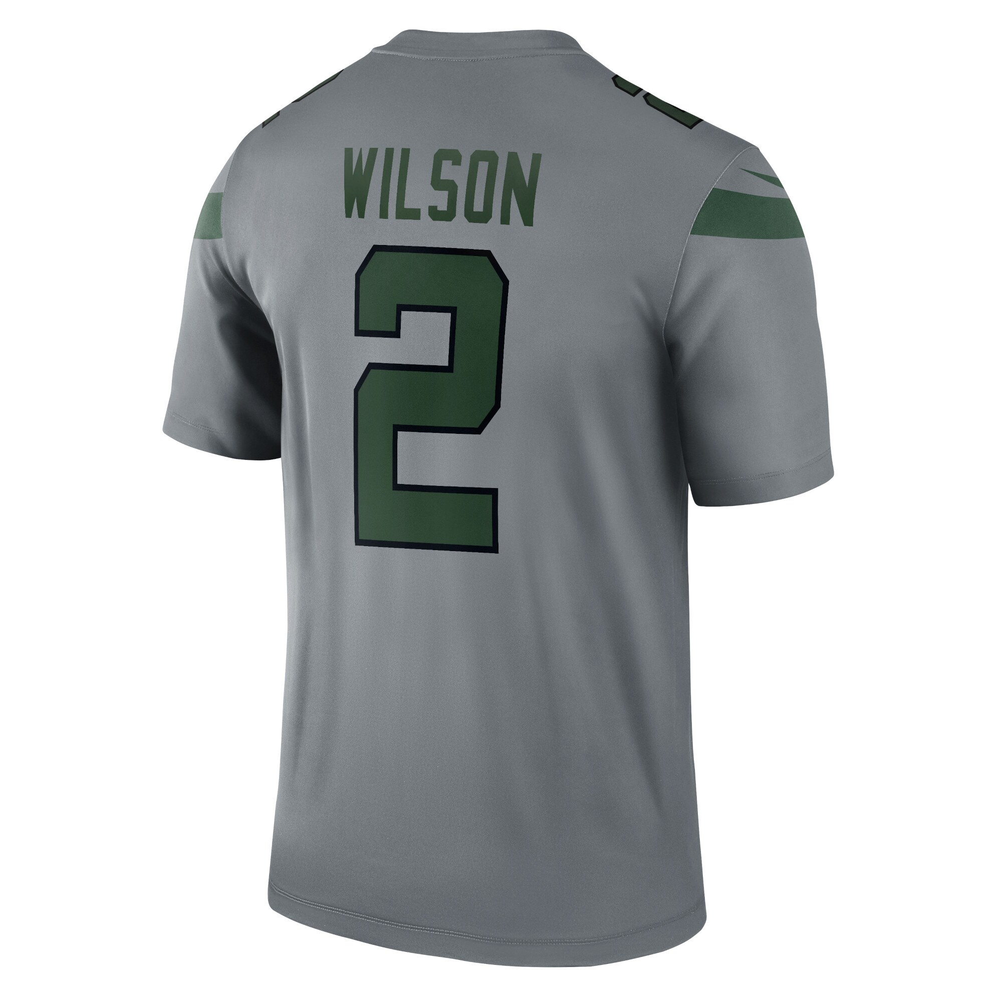 Zach Wilson New York Jets Inverted Legend Jersey – Gray