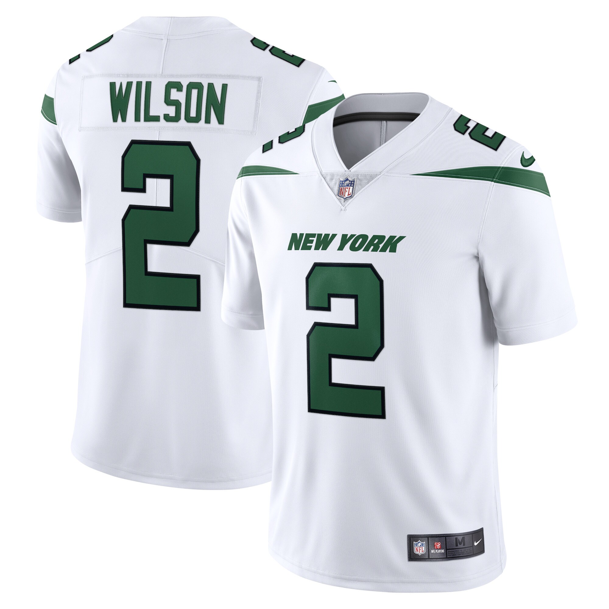 Zach Wilson New York Jets Vapor Limited Jersey - Spotlight White