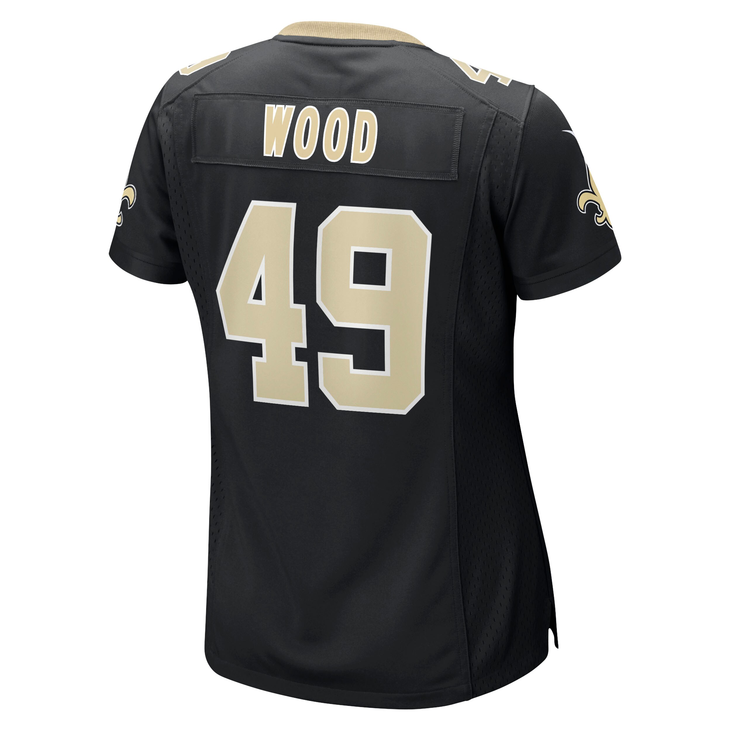 Zach Wood New Orleans Saints Women’s Game Jersey – Black