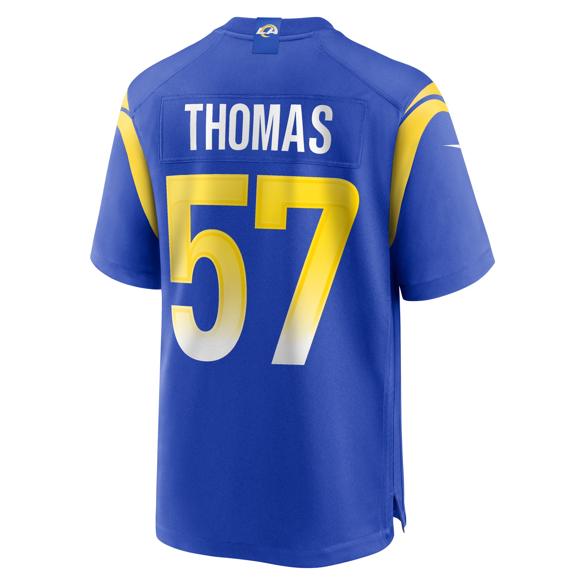 Zachary Thomas Los Angeles Rams Team Game Jersey – Royal