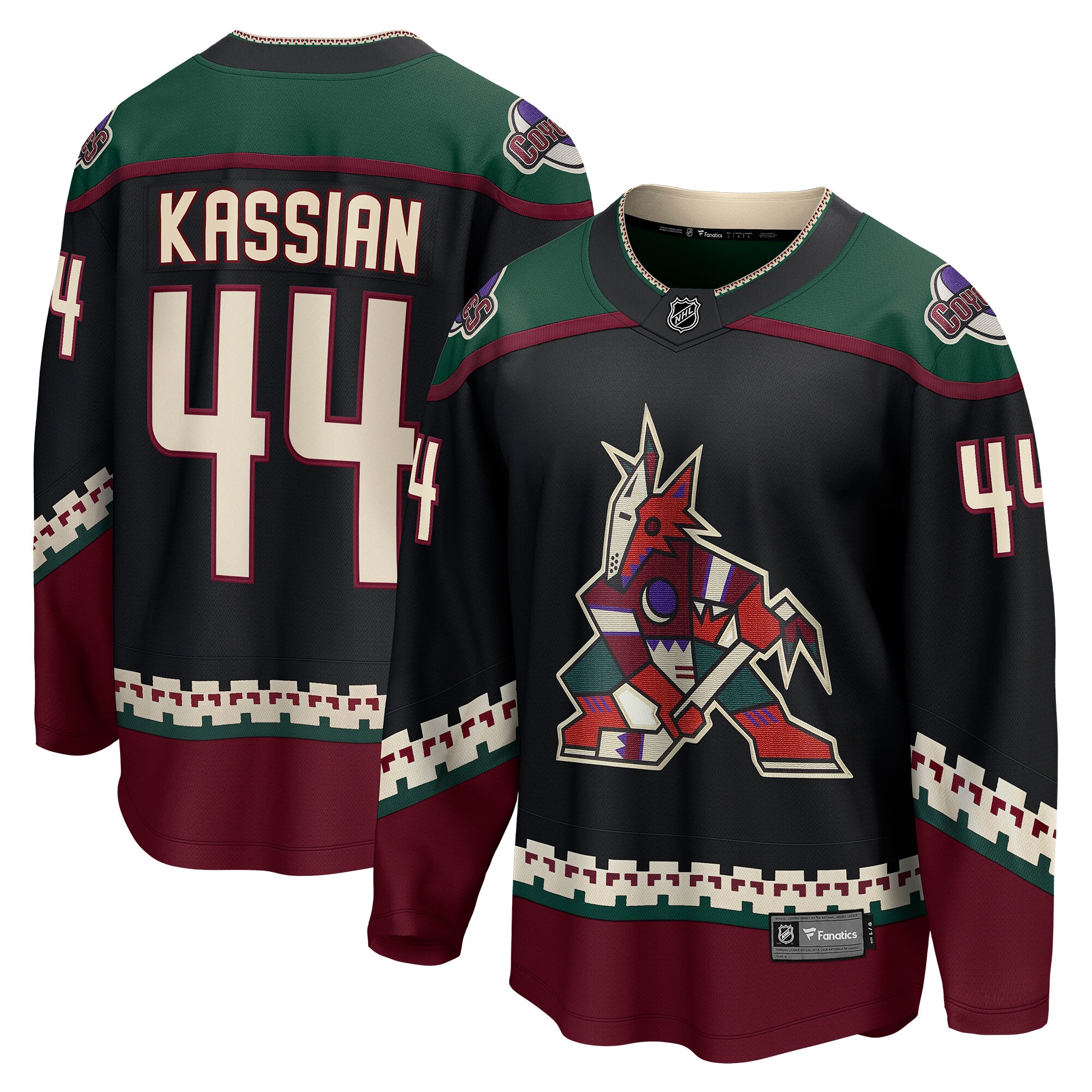 Zack Kassian Arizona Coyotes Home Breakaway Player Jersey - Black