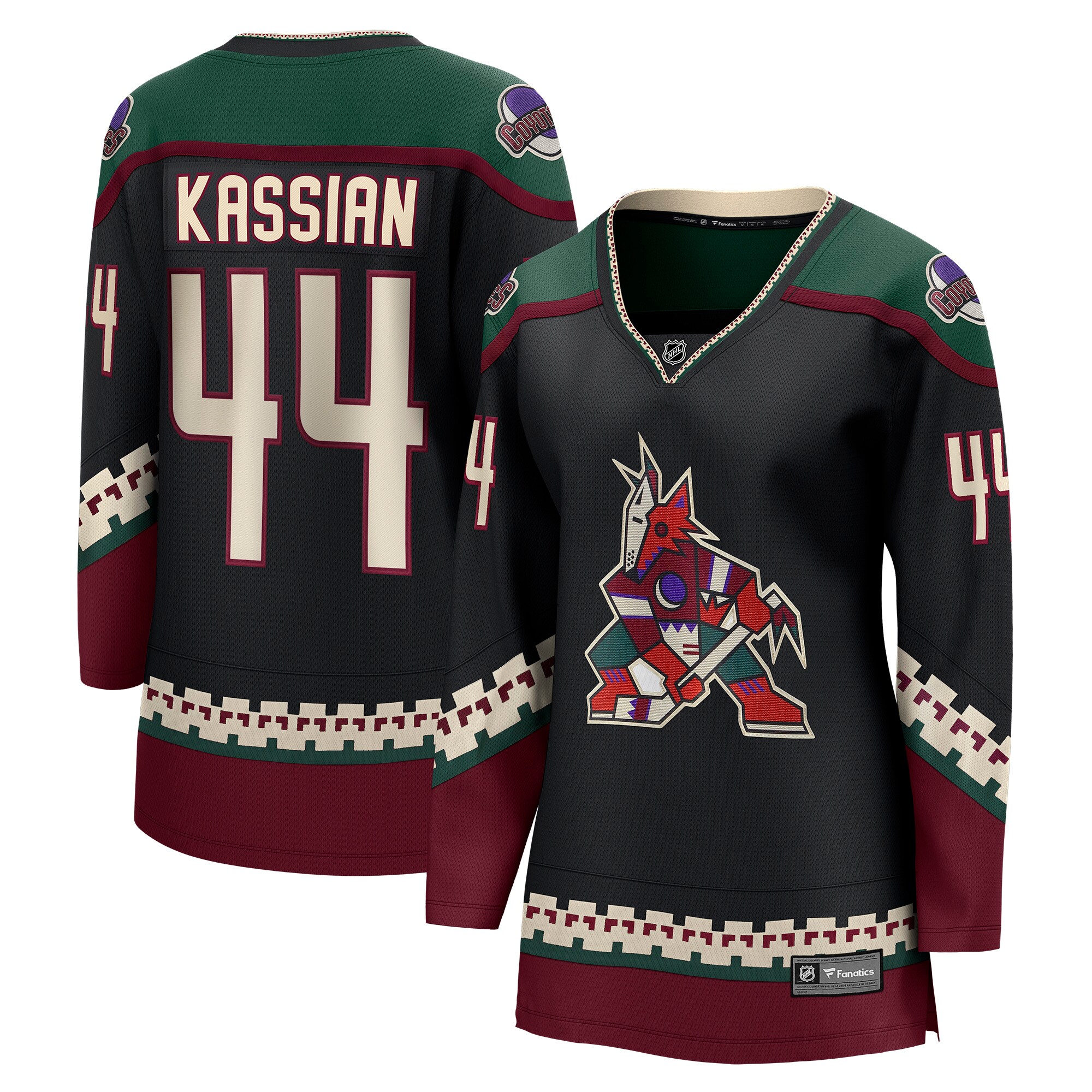 Zack Kassian Arizona Coyotes Women's Home Breakaway Player Jersey - Black