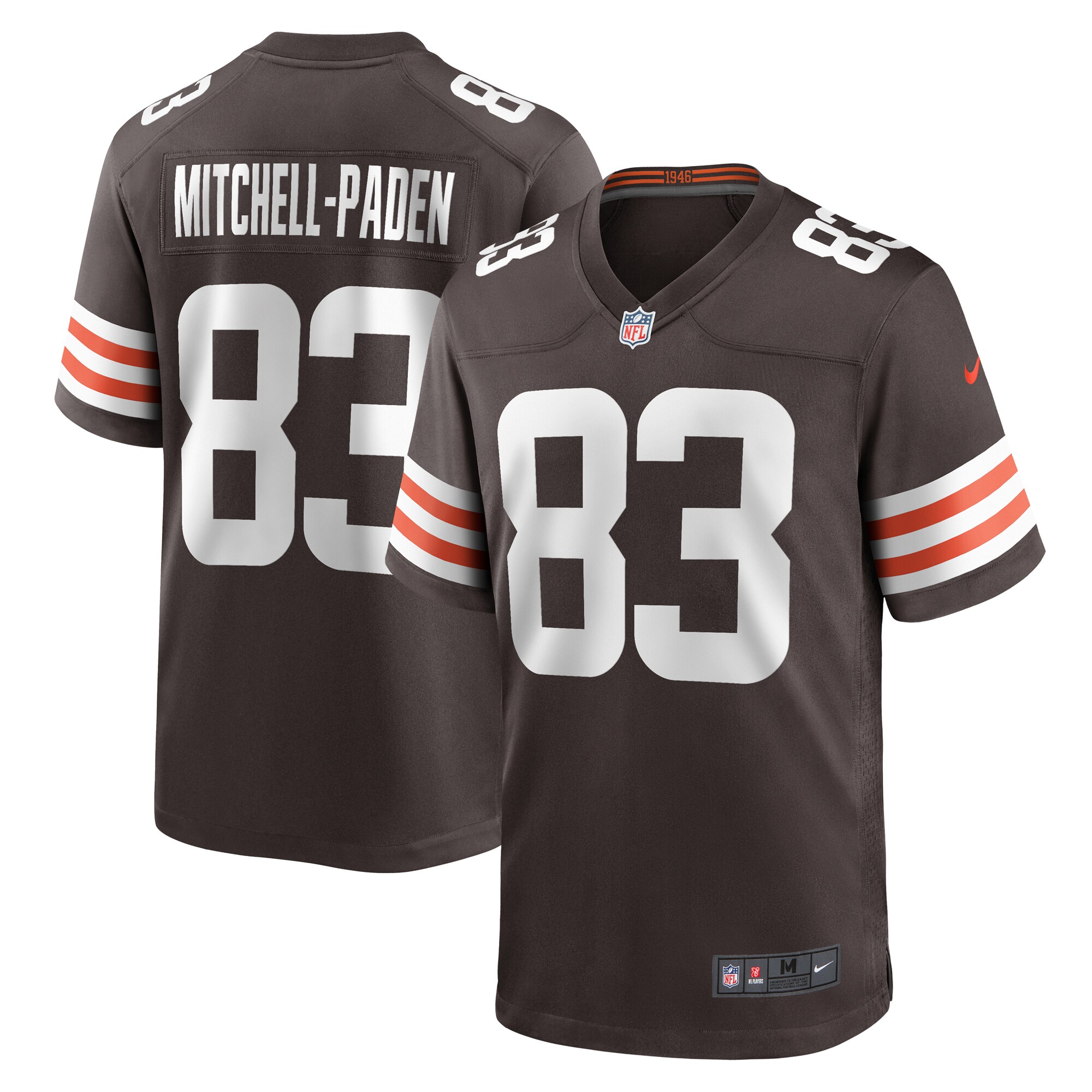 Zaire Mitchell-paden Cleveland Browns Team Game Jersey - Brown