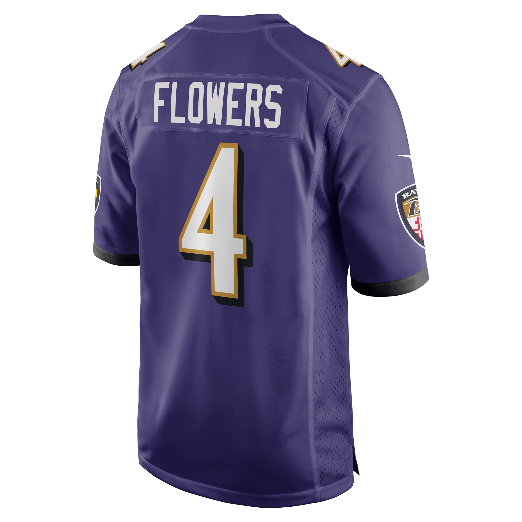 Zay Flowers Baltimore Ravens 2023 Draft First Round Pick Game Jersey – Purple