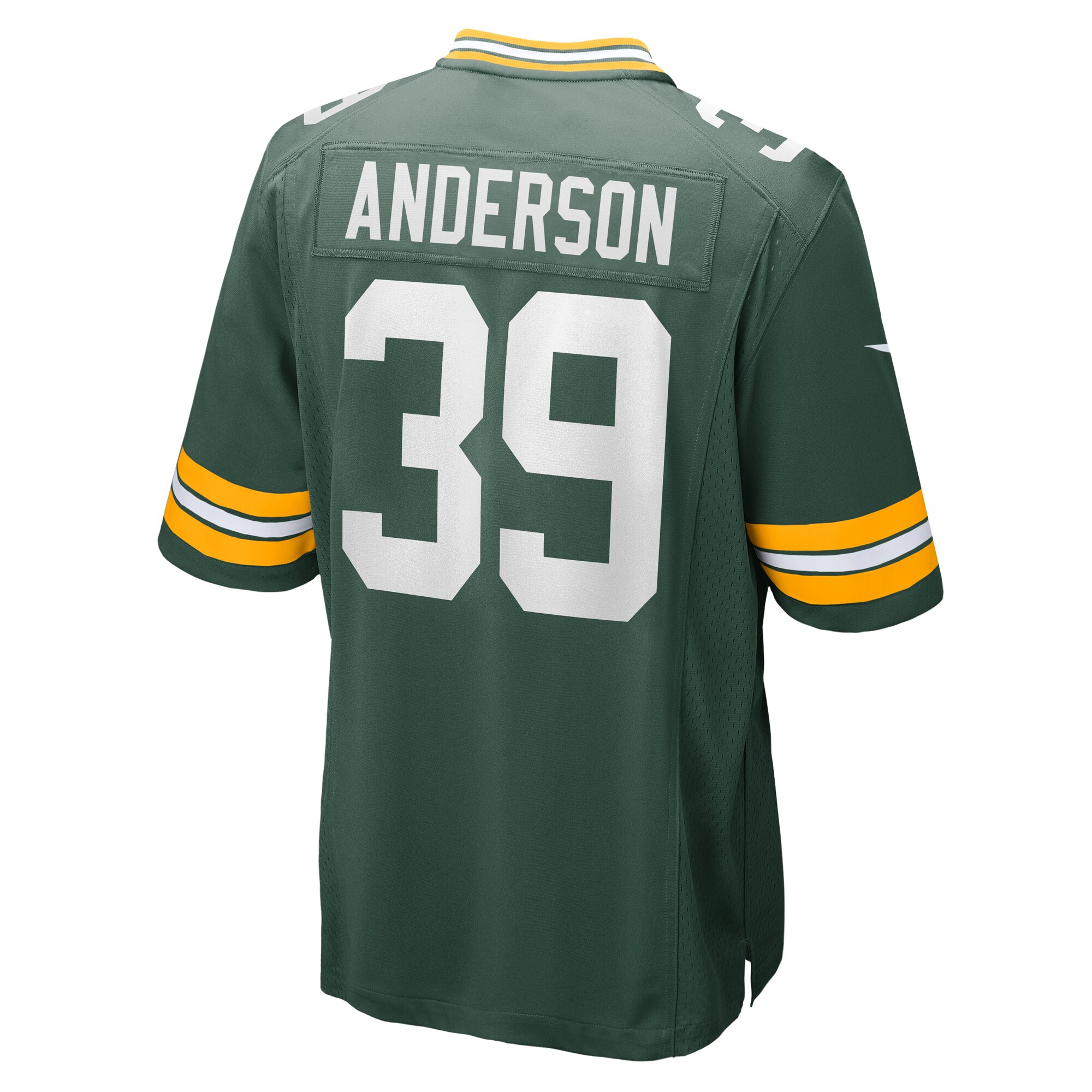 Zayne Anderson Green Bay Packers Team Game Jersey – Green