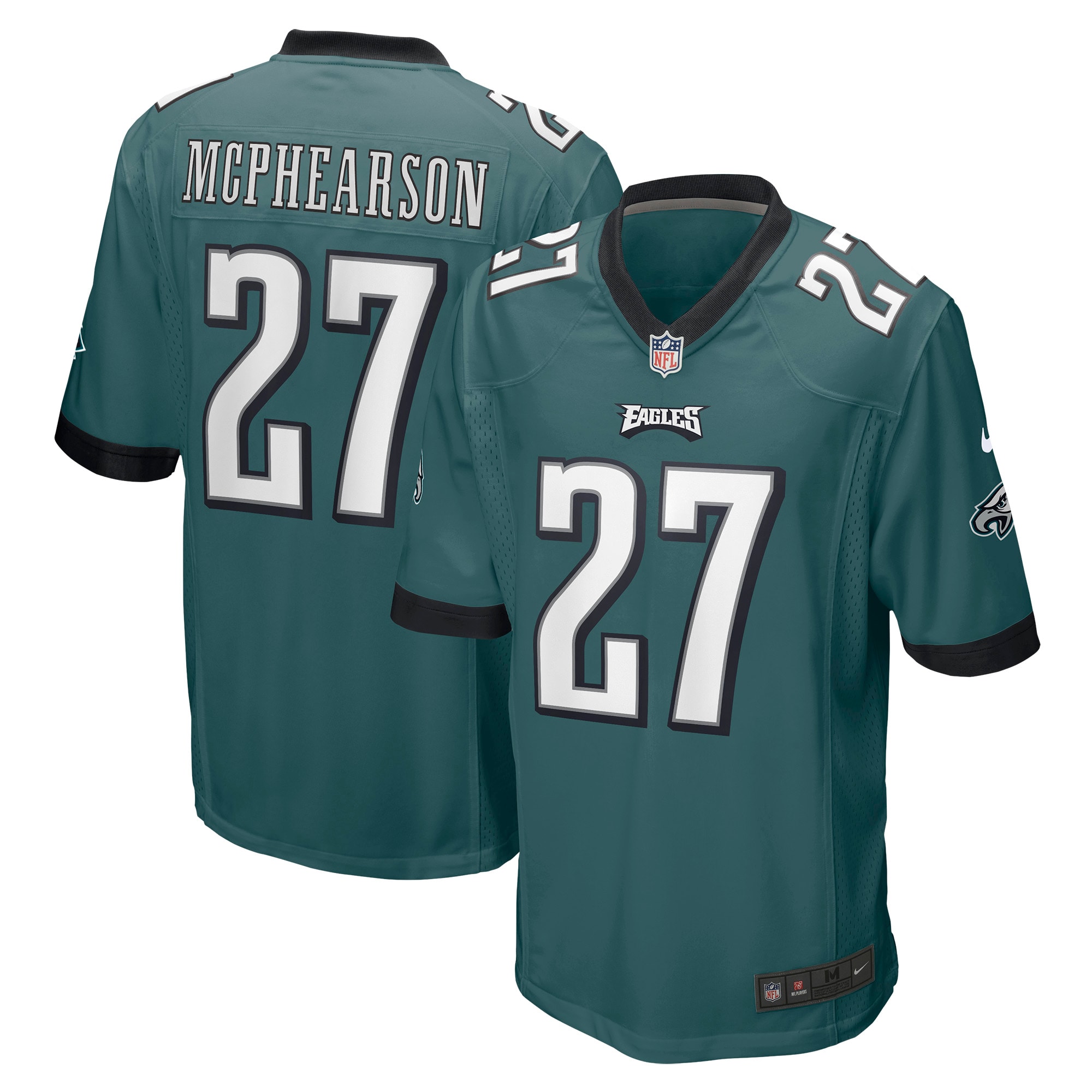Zech Mcphearson Philadelphia Eagles Game Jersey - Midnight Green