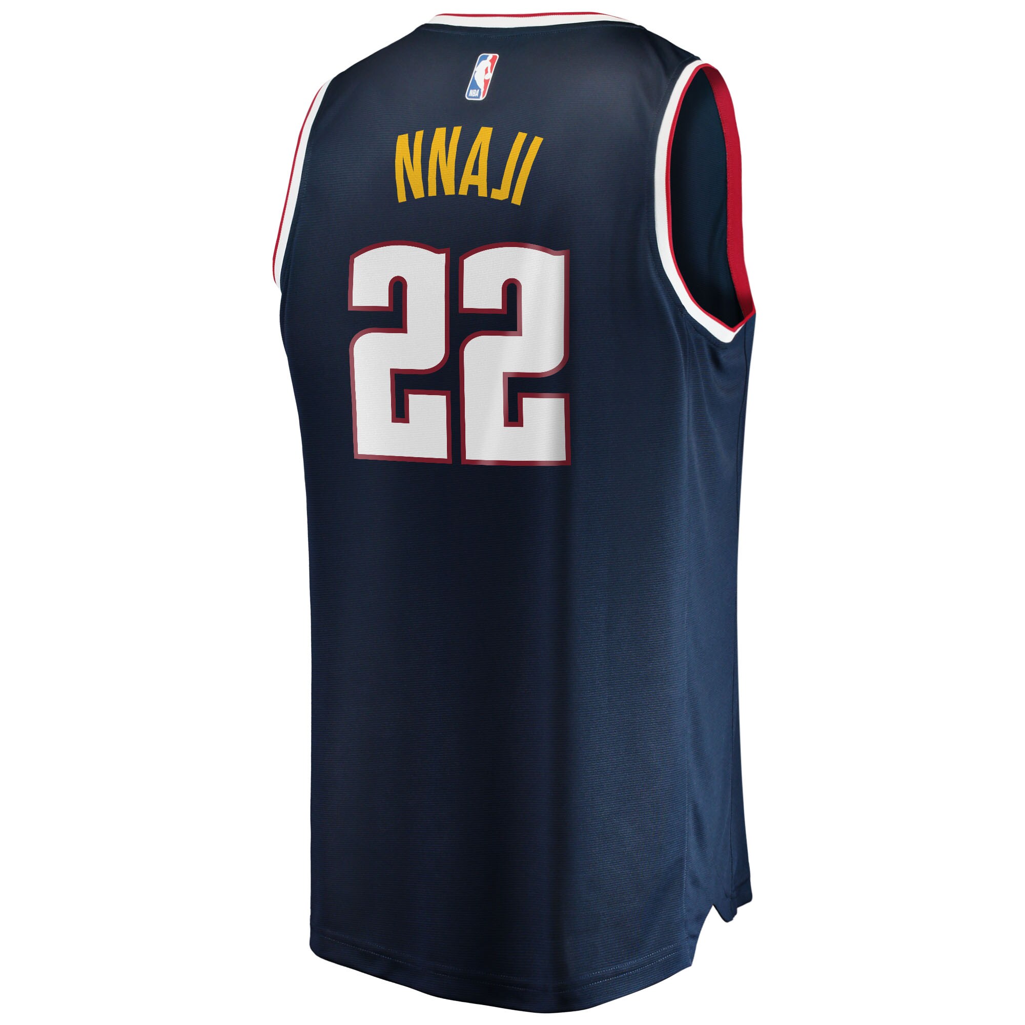 Zeke Nnaji Denver Nuggets Fanatics 2021/22 Fast Break Jersey – Icon Edition – Navy