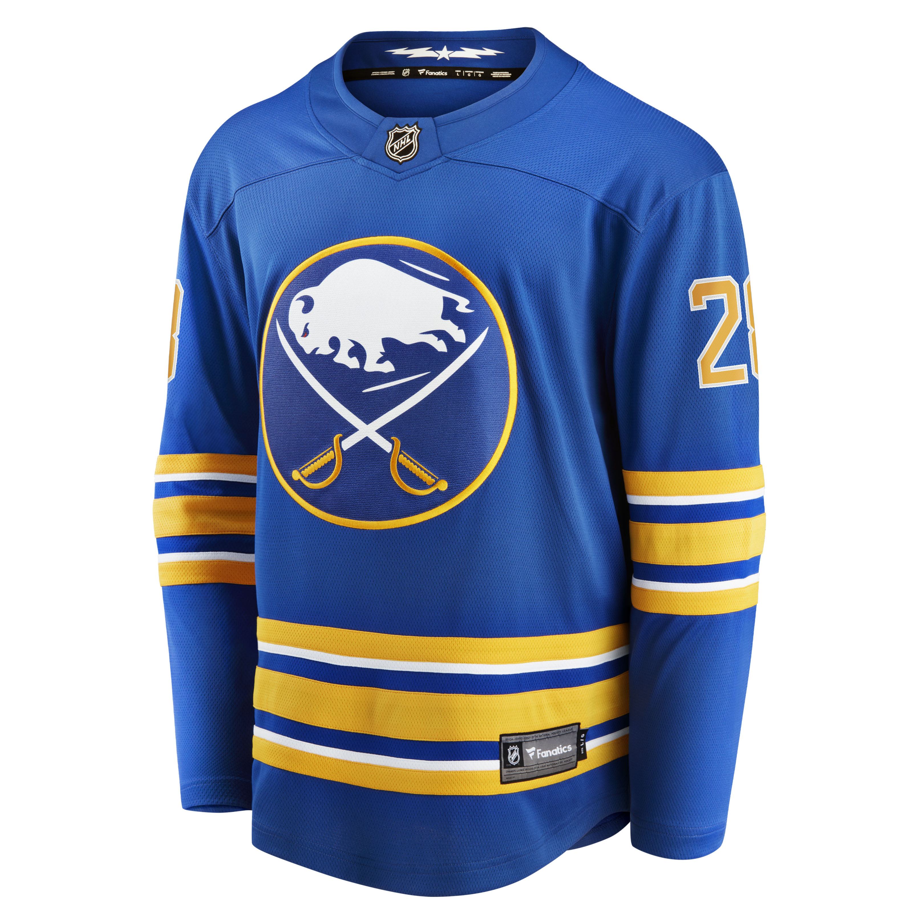 Zemgus Girgensons Buffalo Sabres Home Breakaway Player Jersey – Royal