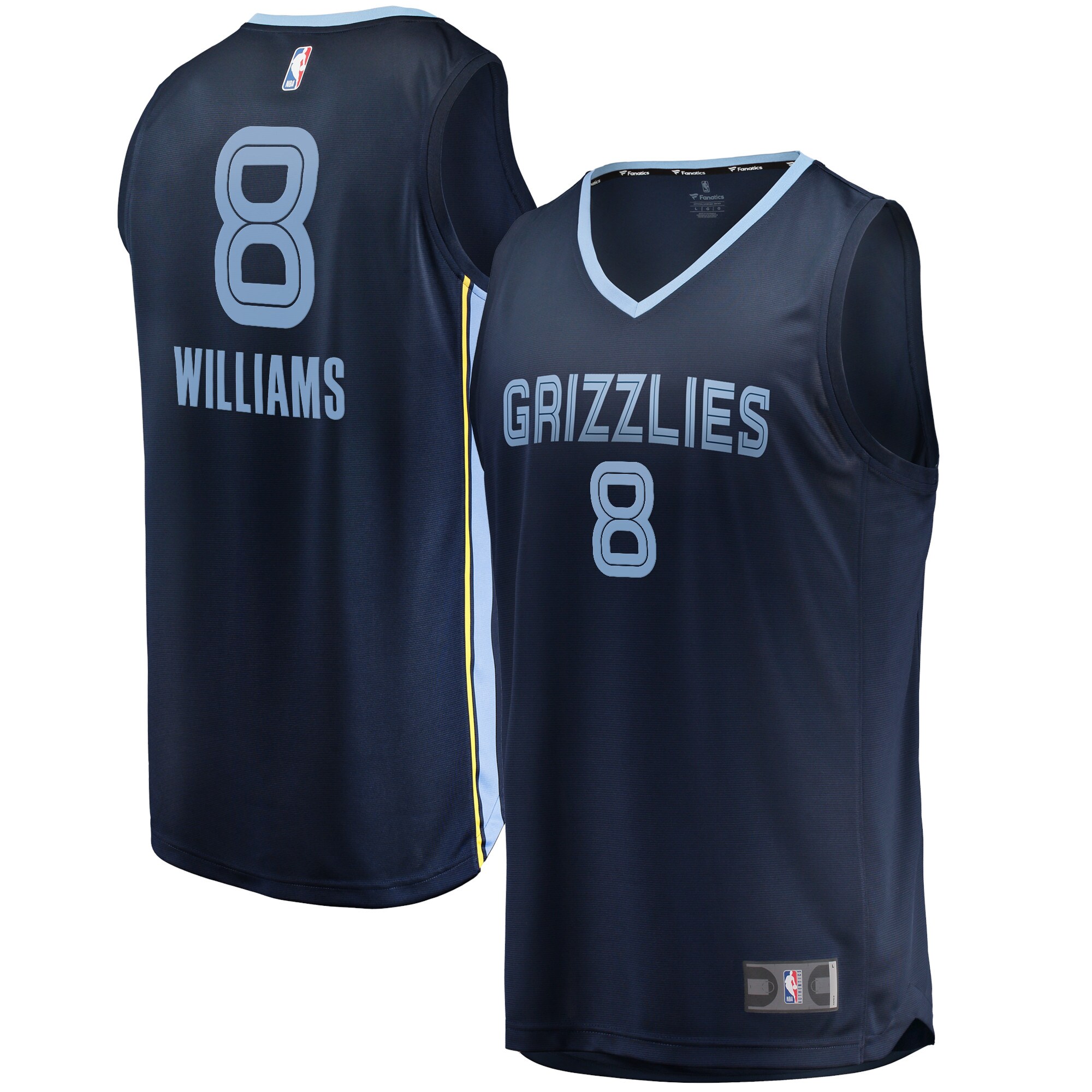 Ziaire Williams Memphis Grizzlies Fanatics Fast Break Jersey - Icon Edition - Navy