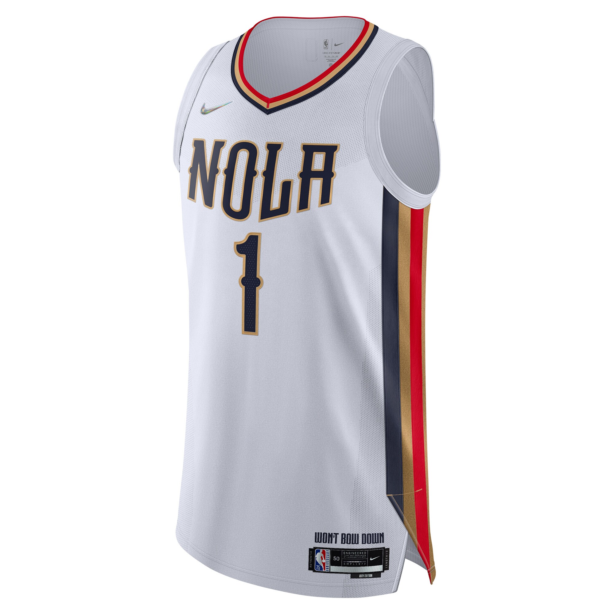 Zion Williamson New Orleans Pelicans 2021/22 Swingman Jersey – City Edition – White