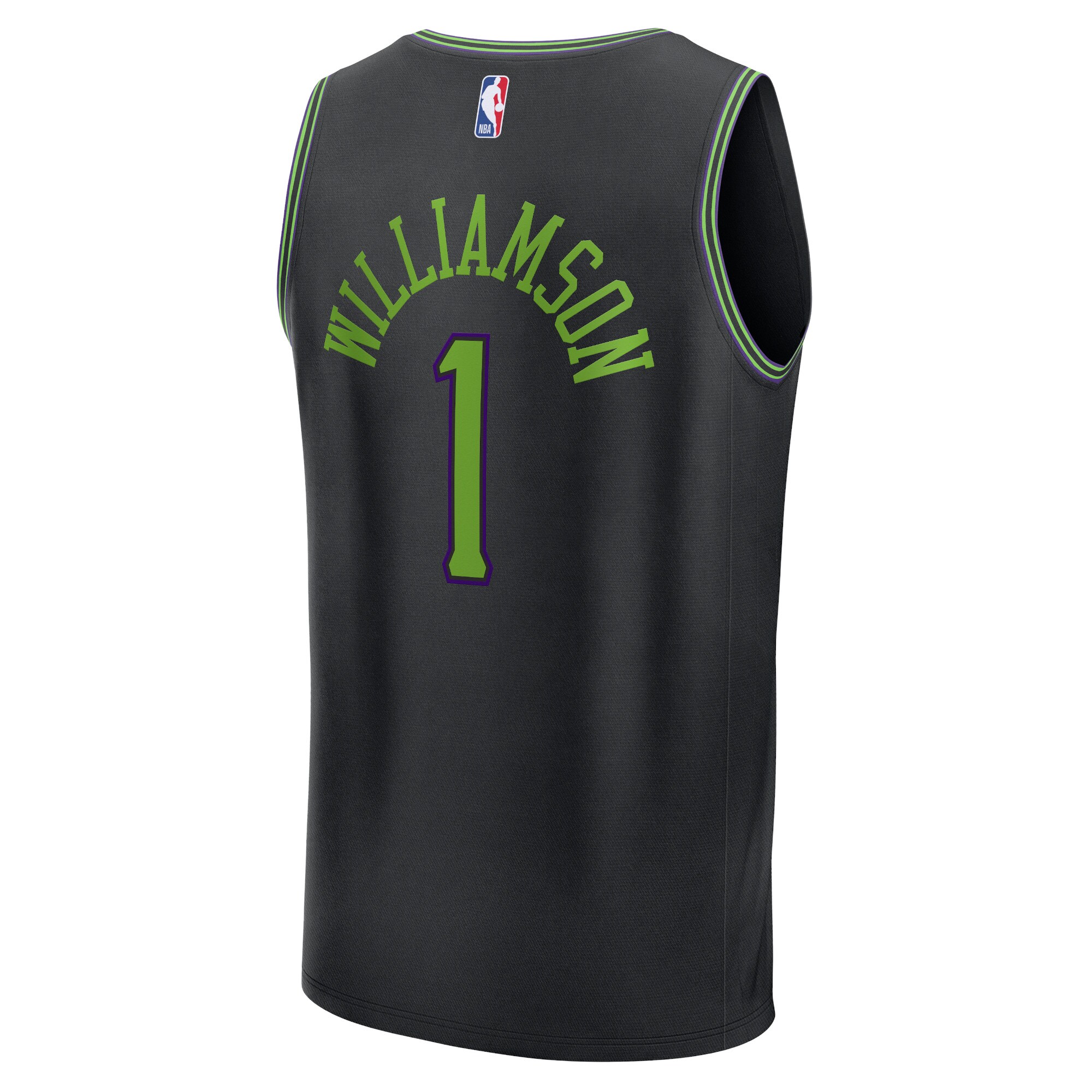 Zion Williamson New Orleans Pelicans Fanatics Fast Break Jersey – Black – City Edition