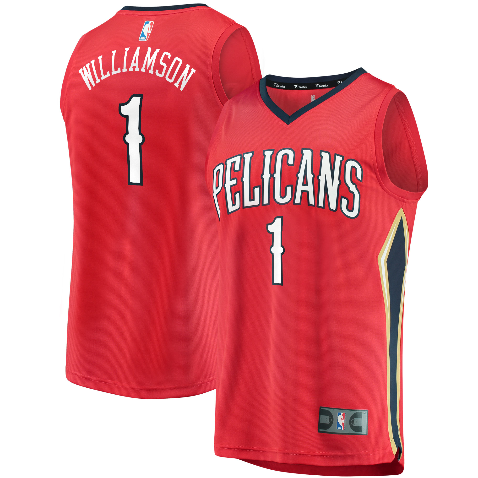 Zion Williamson New Orleans Pelicans Fast Break Jersey Red - Statement Edition