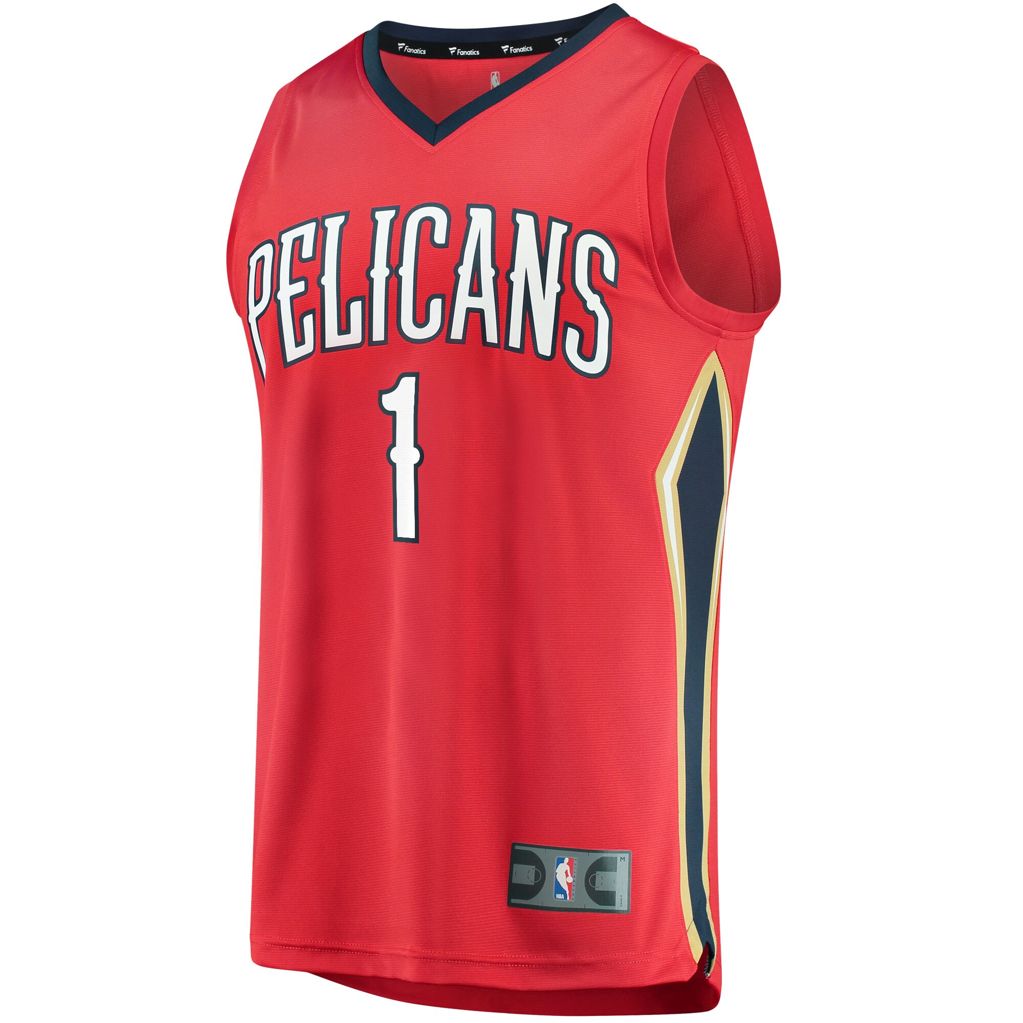 Zion Williamson New Orleans Pelicans Fast Break Jersey Red – Statement Edition