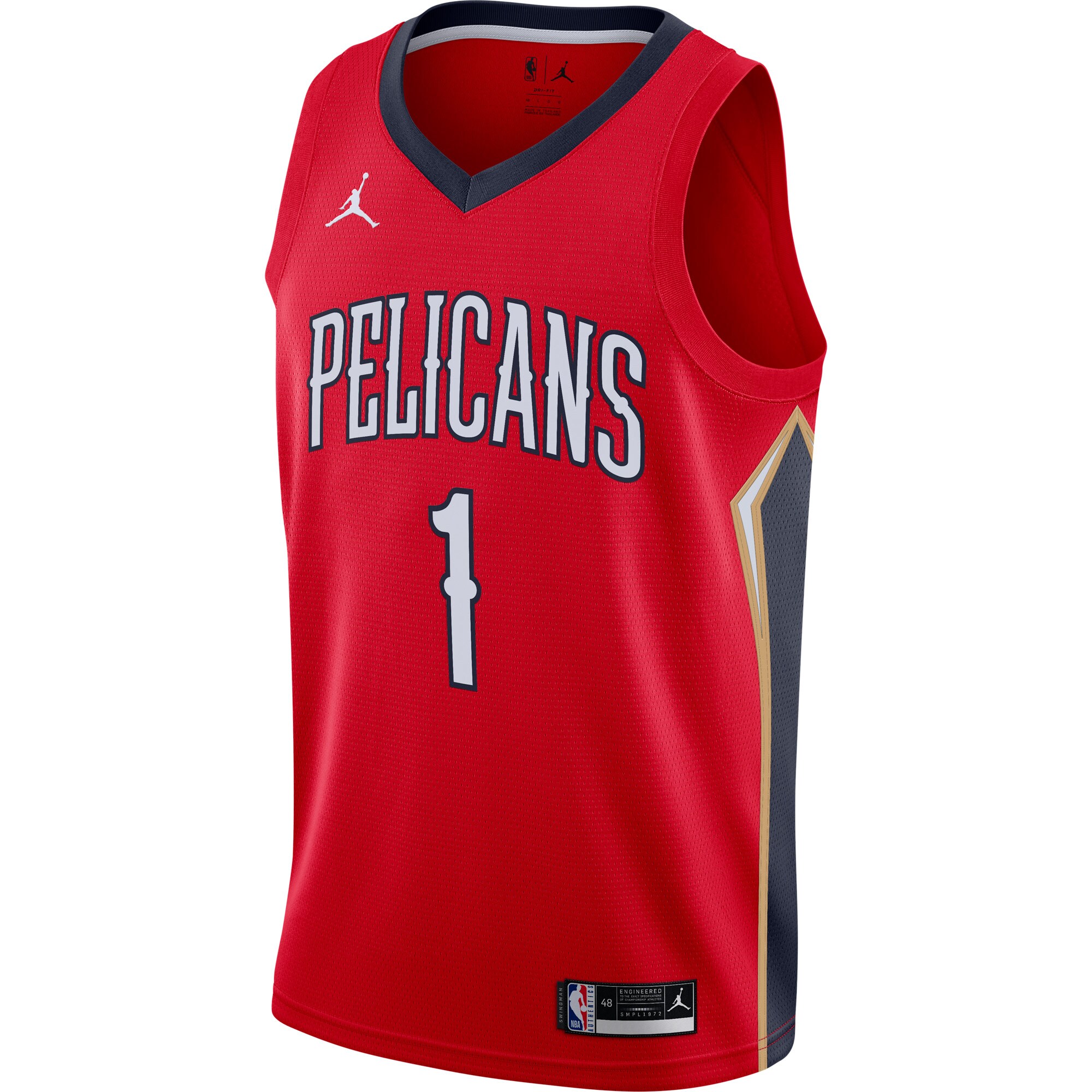Zion Williamson New Orleans Pelicans Jordan Brand 2020/21 Swingman Jersey – Statement Edition – Red