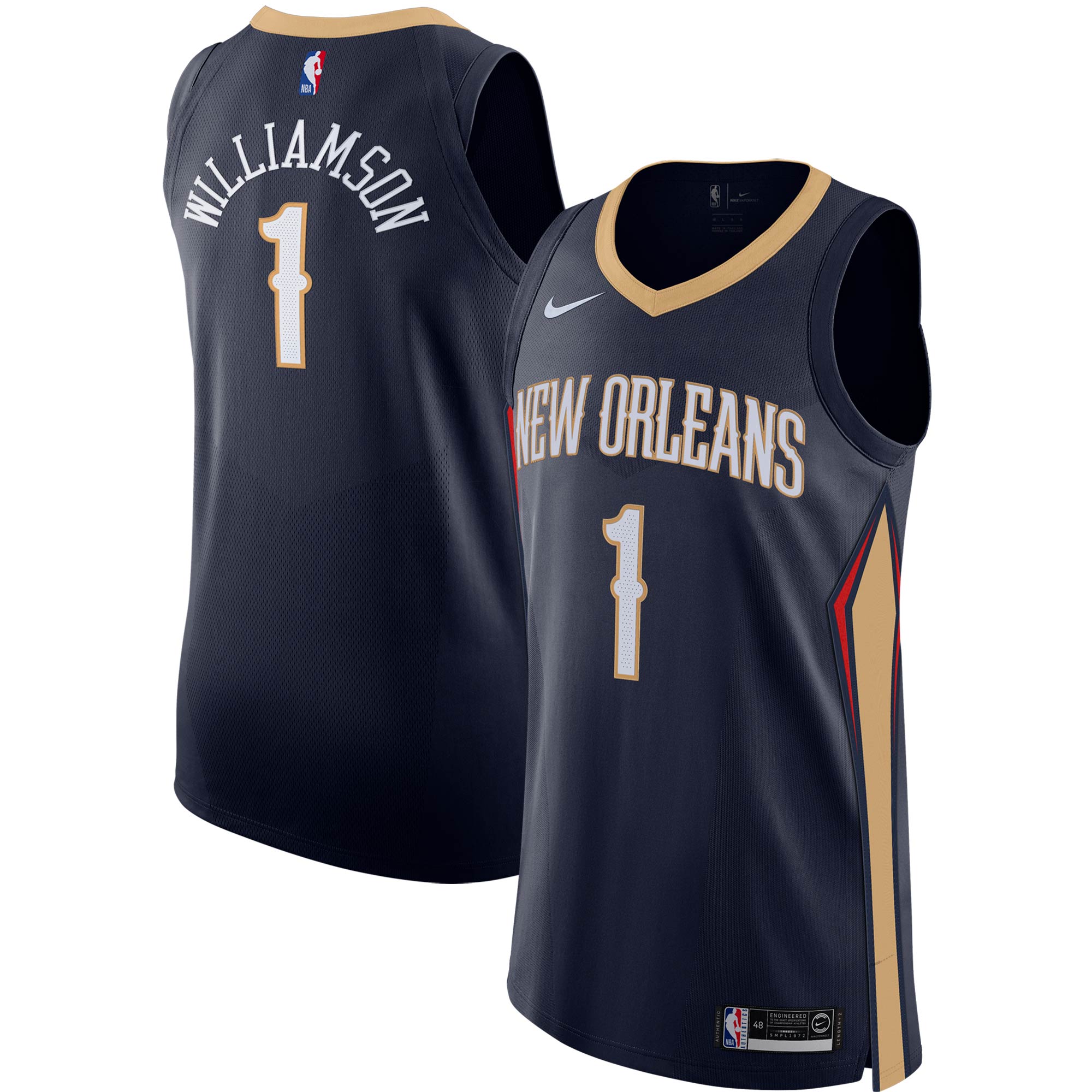 Zion Williamson New Orleans Pelicans Player Jersey - Icon Edition - Navy