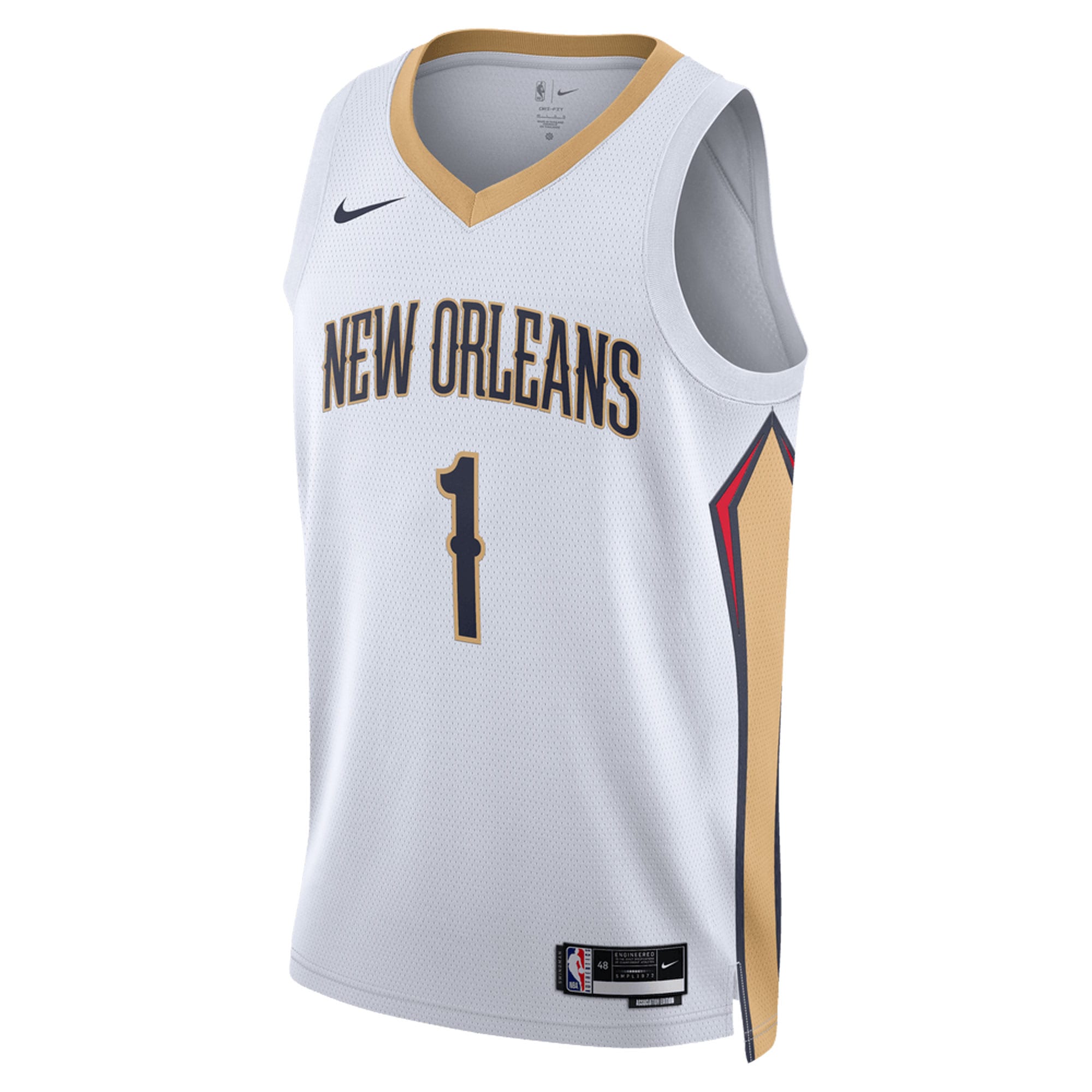 Zion Williamson New Orleans Pelicans Unisex Swingman Jersey – Association Edition – White