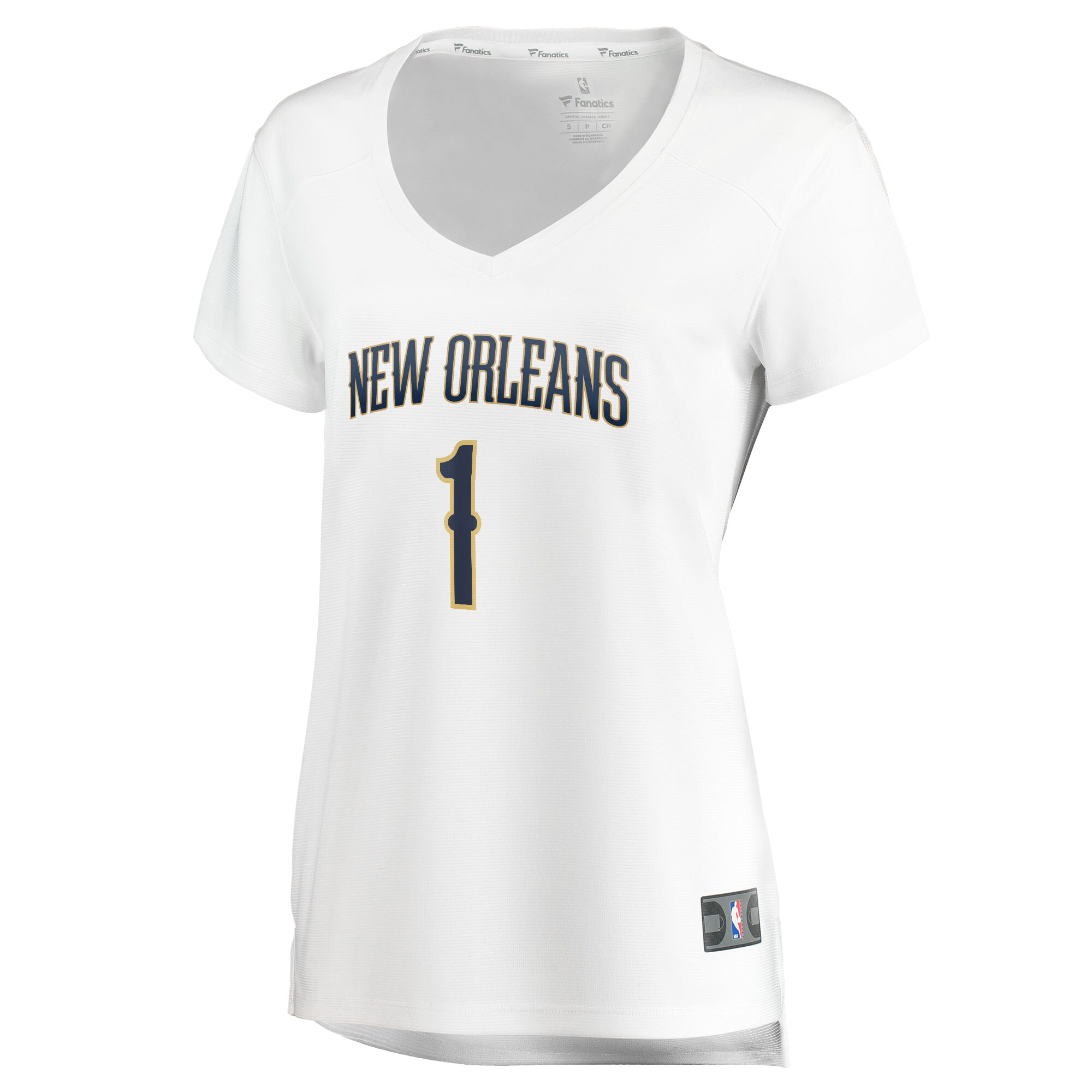 Zion Williamson New Orleans Pelicans Women’s Fast Break Jersey – Association Edition – White