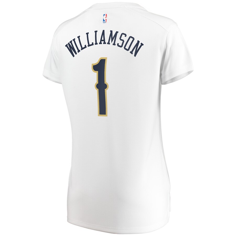 Zion Williamson New Orleans Pelicans Women’s Fast Break Jersey – Association Edition – White