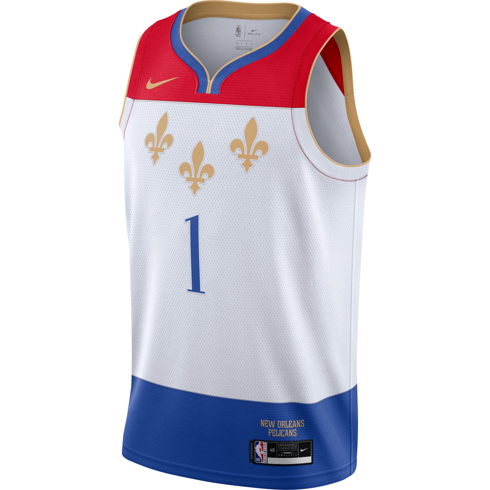 Zion Williamson New Orleans Pelicans Youth 2020/21 Swingman Jersey White – City Edition