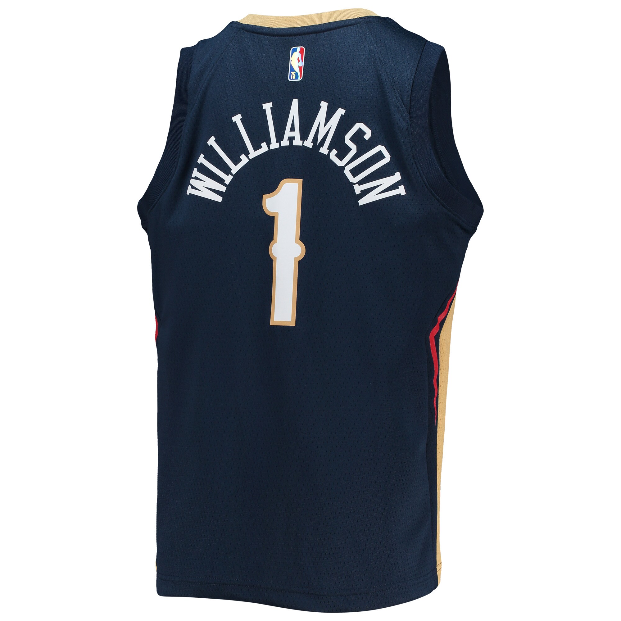 Zion Williamson New Orleans Pelicans Youth 2021/22 Diamond Swingman Jersey – Icon Edition – Navy