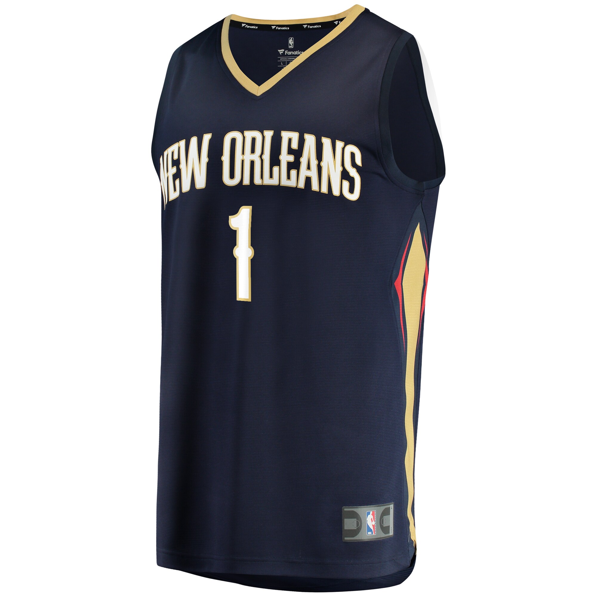 Zion Williamson New Orleans Pelicans Youth Fast Break Jersey Navy – Icon Edition