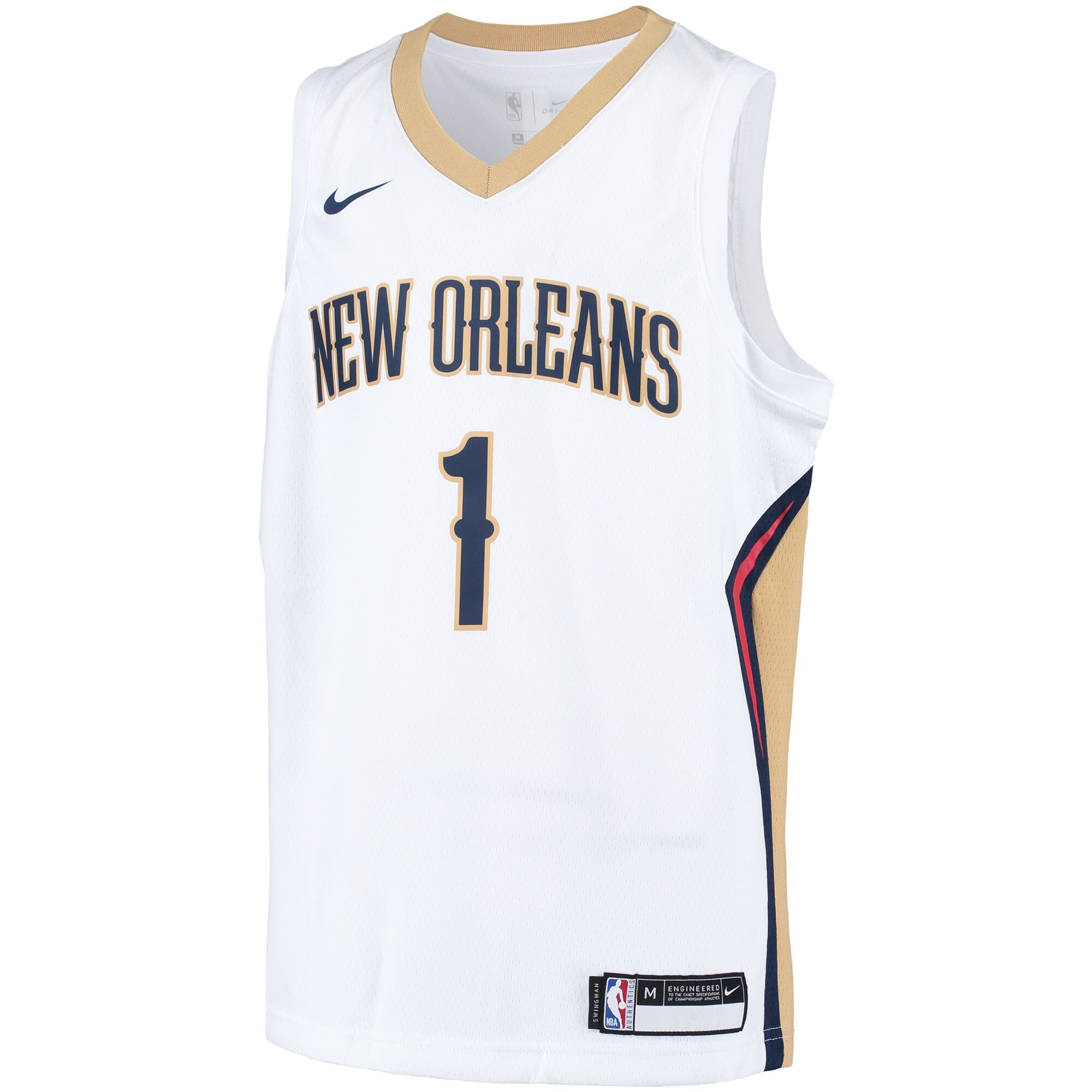 Zion Williamson New Orleans Pelicans Youth Swingman Jersey – Icon Edition – Navy