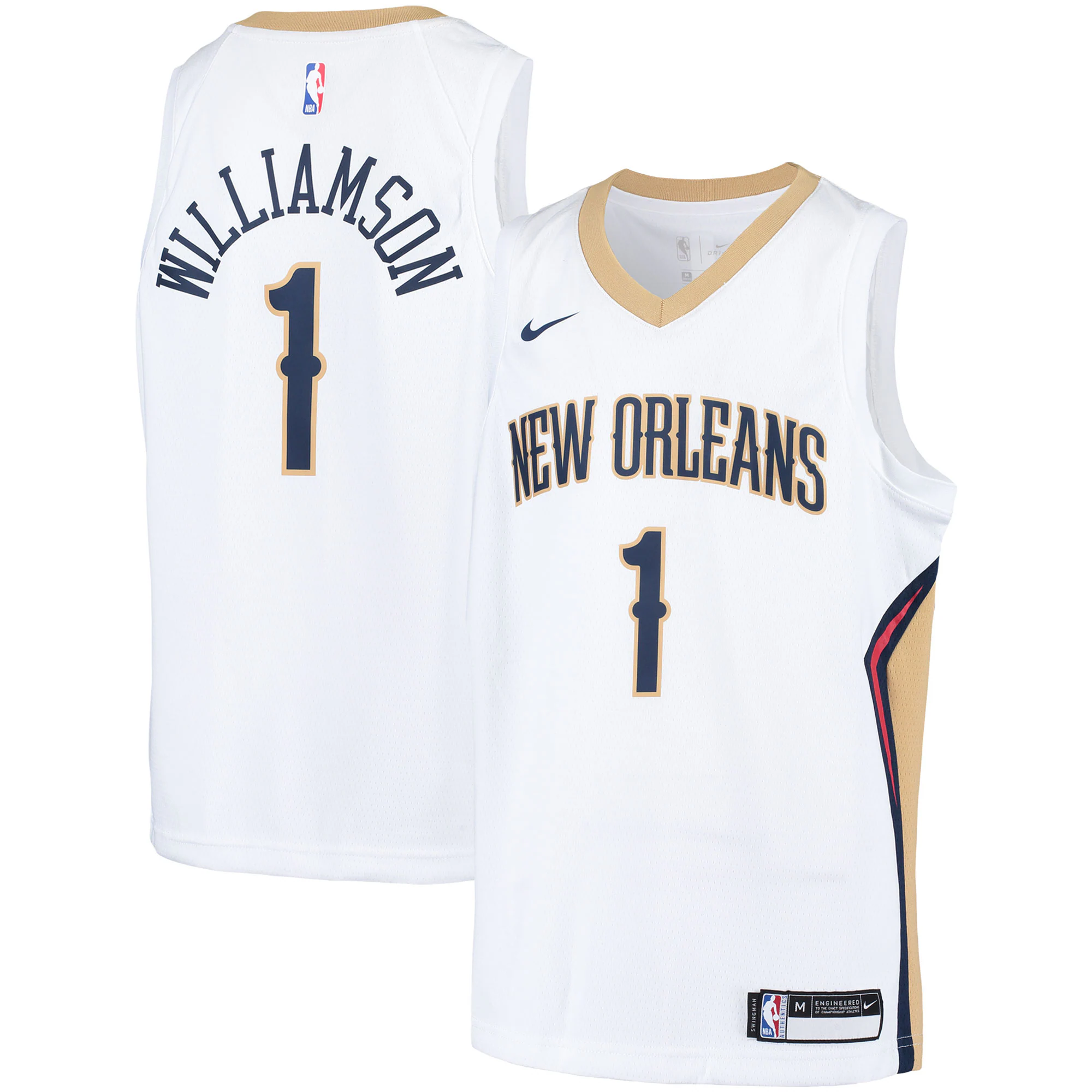 Zion Williamson New Orleans Pelicans Youth Swingman Jersey – Icon Edition – Navy