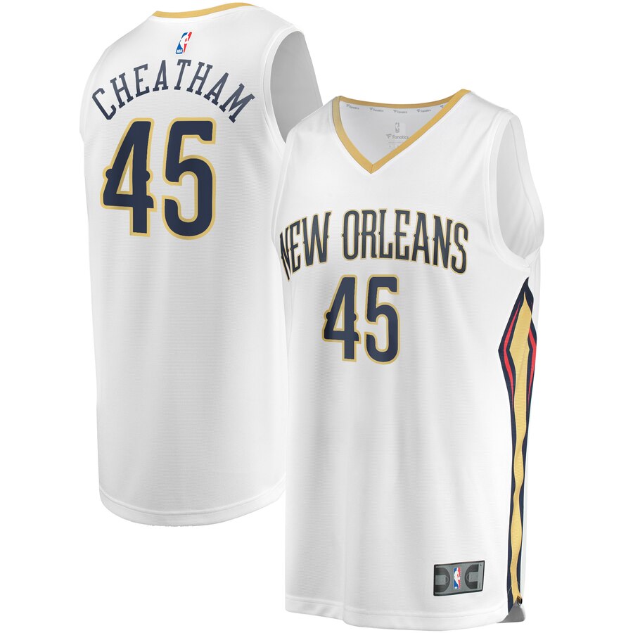 Zylan Cheatham New Orleans Pelicans Fast Break Player Jersey - Association Edition - White