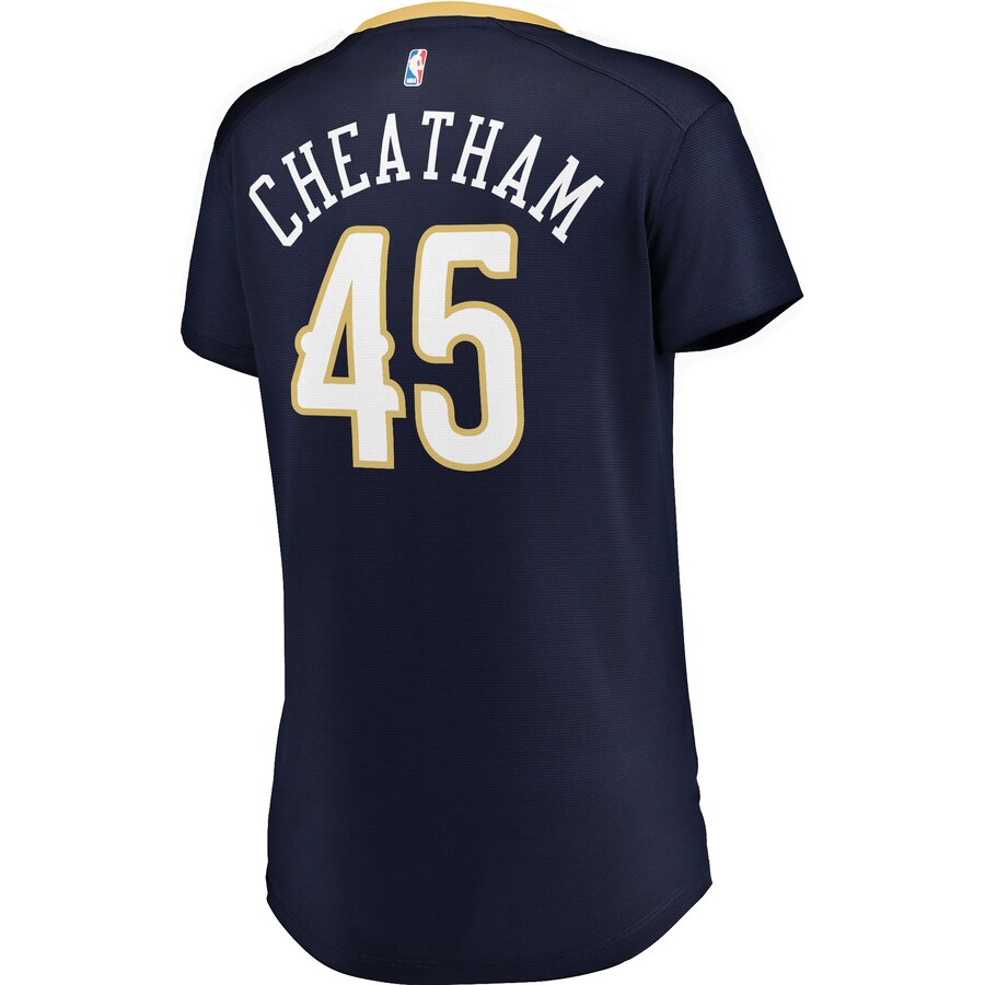 Zylan Cheatham New Orleans Pelicans Women’s Fast Break Player Jersey – Icon Edition – Navy