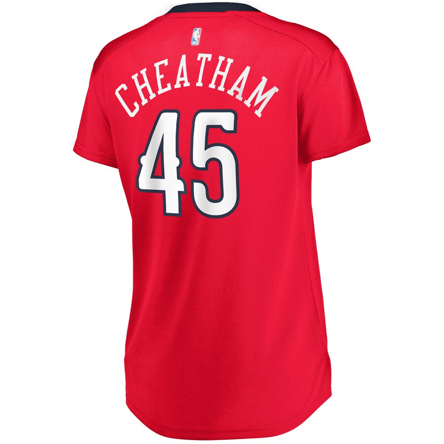 Zylan Cheatham New Orleans Pelicans Women’s Fast Break Player Jersey – Statement Edition – Red